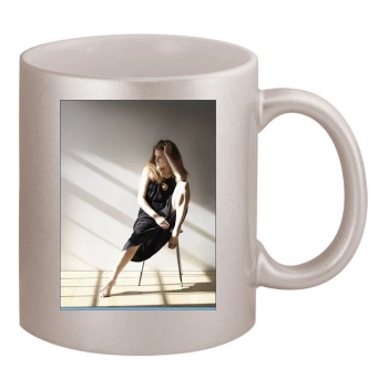 Amy Adams 11oz Metallic Silver Mug