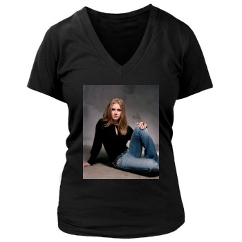 Amy Adams Women's Deep V-Neck TShirt