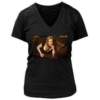 Amy Adams Women's Deep V-Neck TShirt