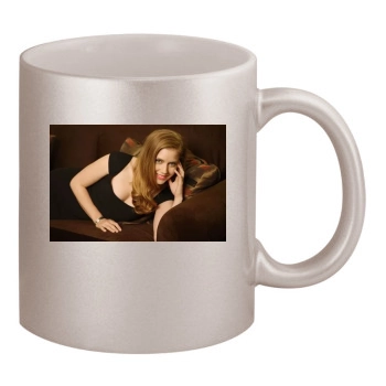 Amy Adams 11oz Metallic Silver Mug