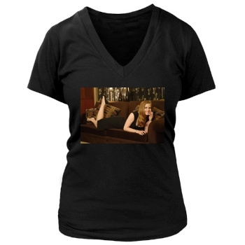 Amy Adams Women's Deep V-Neck TShirt