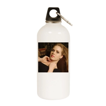 Amy Adams White Water Bottle With Carabiner