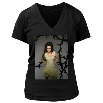 Amy Lee Women's Deep V-Neck TShirt