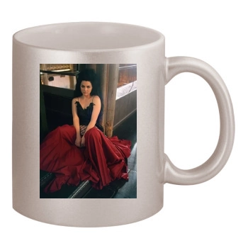 Amy Lee 11oz Metallic Silver Mug