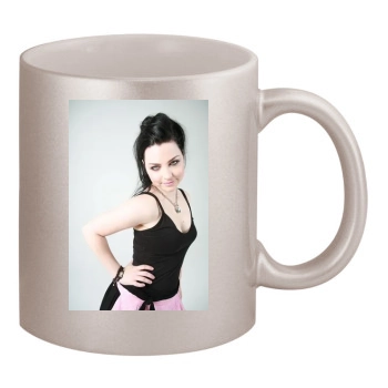 Amy Lee 11oz Metallic Silver Mug