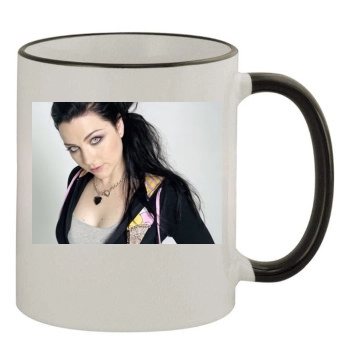 Amy Lee 11oz Colored Rim & Handle Mug