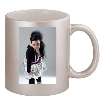 Amy Lee 11oz Metallic Silver Mug