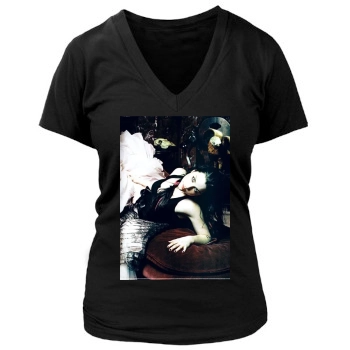 Amy Lee Women's Deep V-Neck TShirt