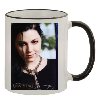 Amy Lee 11oz Colored Rim & Handle Mug