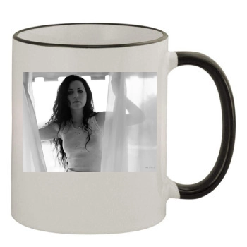 Amy Lee 11oz Colored Rim & Handle Mug