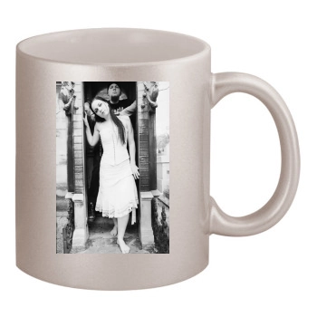 Amy Lee 11oz Metallic Silver Mug