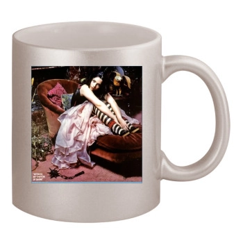 Amy Lee 11oz Metallic Silver Mug