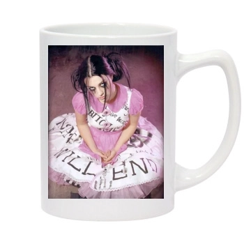 Amy Lee 14oz White Statesman Mug