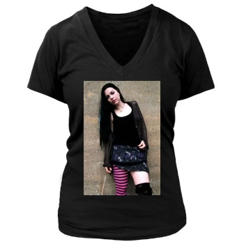 Amy Lee Women's Deep V-Neck TShirt