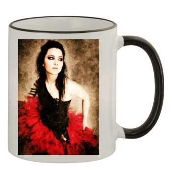 Amy Lee 11oz Colored Rim & Handle Mug