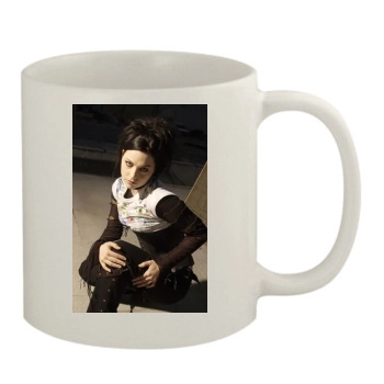 Amy Lee 11oz White Mug