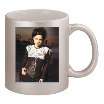 Amy Lee 11oz Metallic Silver Mug