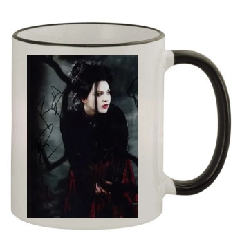 Amy Lee 11oz Colored Rim & Handle Mug