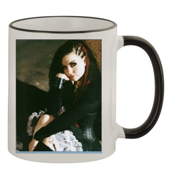 Amy Lee 11oz Colored Rim & Handle Mug