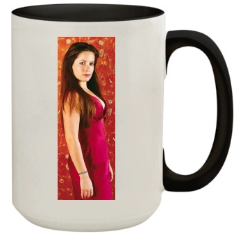 Holly Marie Combs 15oz Colored Inner & Handle Mug