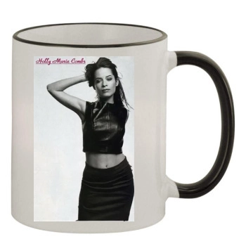 Holly Marie Combs 11oz Colored Rim & Handle Mug