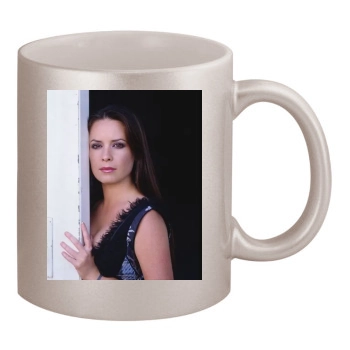 Holly Marie Combs 11oz Metallic Silver Mug