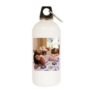 Holly Marie Combs White Water Bottle With Carabiner