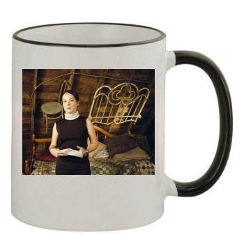 Holly Marie Combs 11oz Colored Rim & Handle Mug