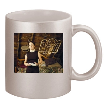 Holly Marie Combs 11oz Metallic Silver Mug