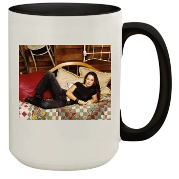 Holly Marie Combs 15oz Colored Inner & Handle Mug