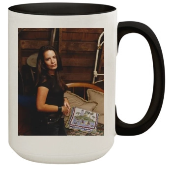 Holly Marie Combs 15oz Colored Inner & Handle Mug