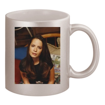 Holly Marie Combs 11oz Metallic Silver Mug