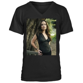 Holly Marie Combs Men's V-Neck T-Shirt