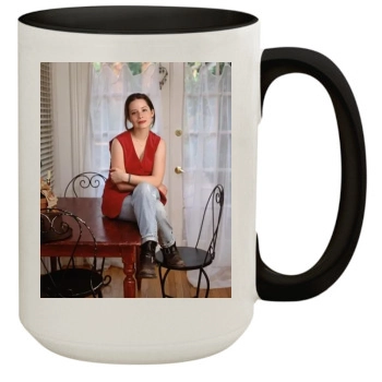 Holly Marie Combs 15oz Colored Inner & Handle Mug