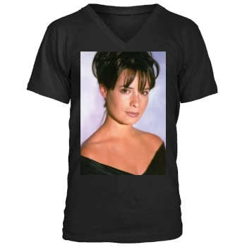 Holly Marie Combs Men's V-Neck T-Shirt