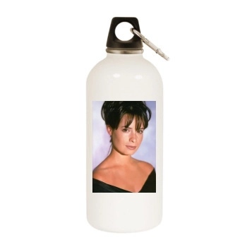 Holly Marie Combs White Water Bottle With Carabiner