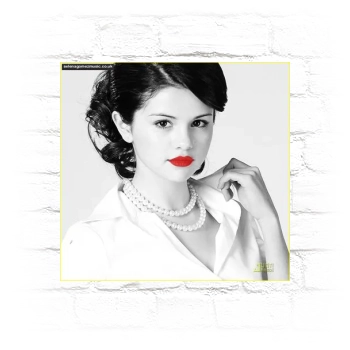 Selena Gomez Metal Wall Art