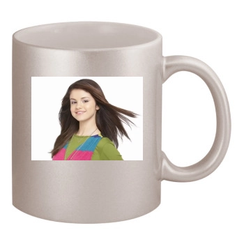 Selena Gomez 11oz Metallic Silver Mug