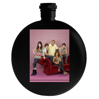 Selena Gomez Round Flask