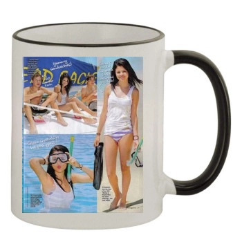 Selena Gomez 11oz Colored Rim & Handle Mug