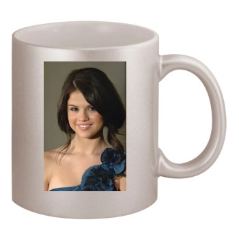 Selena Gomez 11oz Metallic Silver Mug