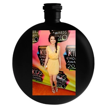 Selena Gomez Round Flask