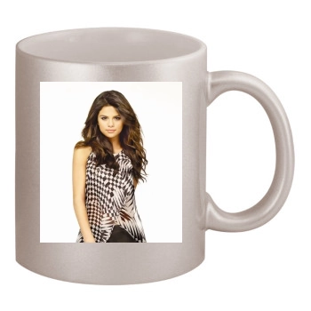 Selena Gomez 11oz Metallic Silver Mug