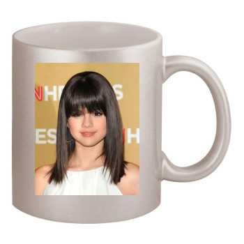 Selena Gomez 11oz Metallic Silver Mug