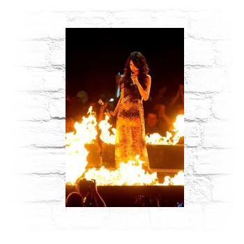 Selena Gomez Metal Wall Art