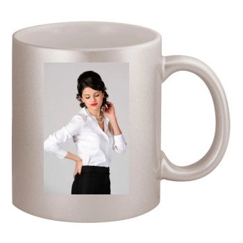 Selena Gomez 11oz Metallic Silver Mug