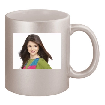 Selena Gomez 11oz Metallic Silver Mug