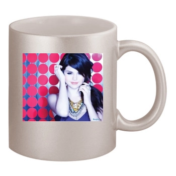 Selena Gomez 11oz Metallic Silver Mug