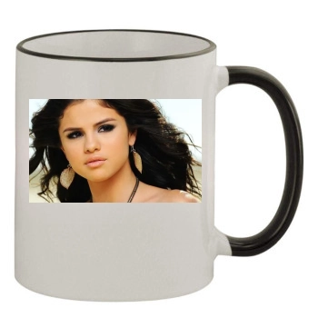 Selena Gomez 11oz Colored Rim & Handle Mug