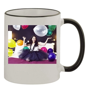 Selena Gomez 11oz Colored Rim & Handle Mug